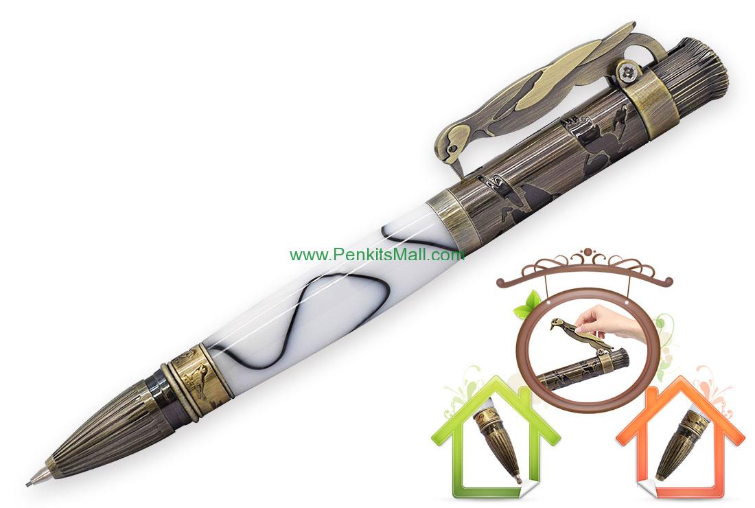 RZ-PCL480#-ABPAntique bronze polish bird watcher pencil kits