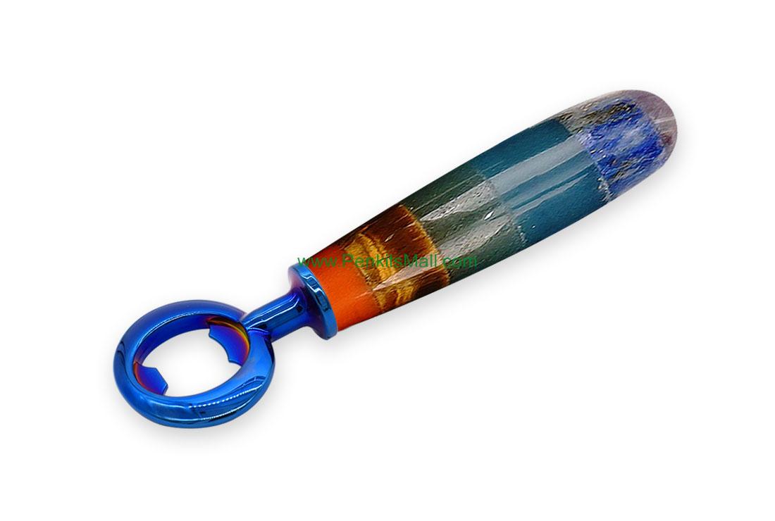 RZ-PK90#-BLColourful vacuum blue bottle opener Kit
