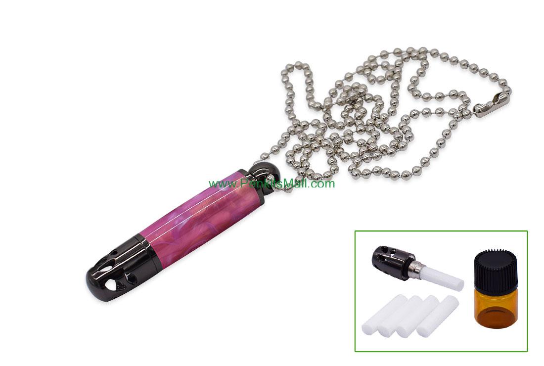 RZ-PK706#-GMGun metal mini aromatheraph necklace kits